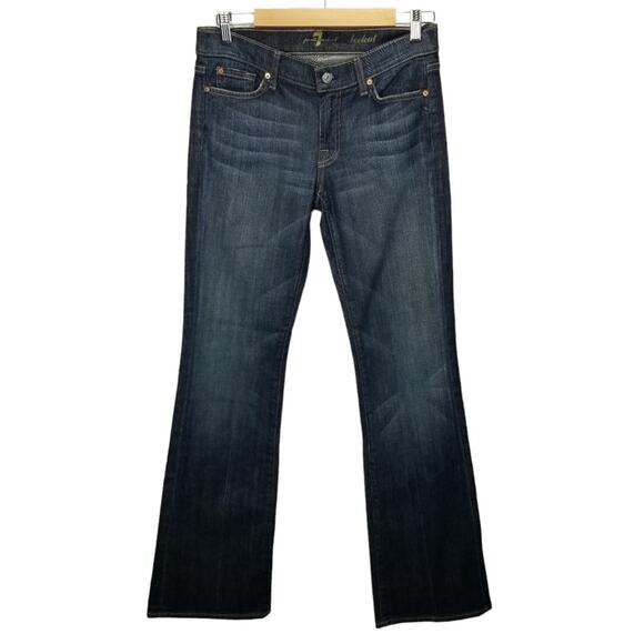 7 for All Mankind Jeans Women's 28 Bootcut Distressed - Picture 8 of 8